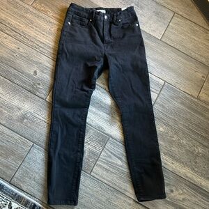 Good American Charcoal Denim Pants